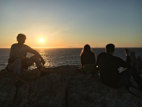 Abbildung 16: Den Sonnenuntergang genießen (Foto: Arne)