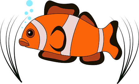 ClipArt: Anemonenfisch (Clownfisch)